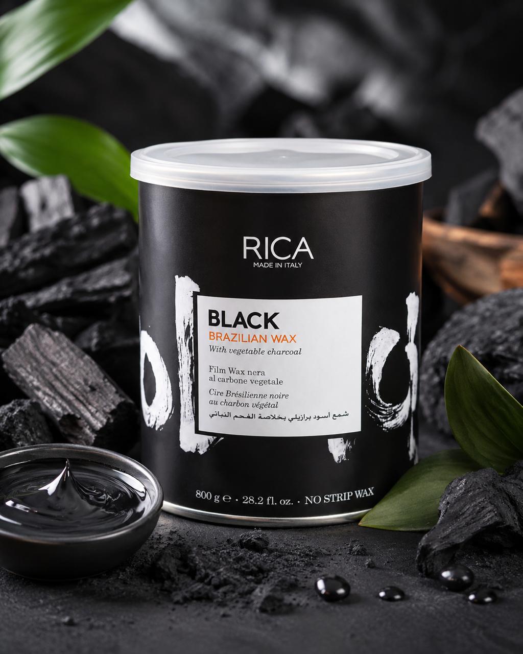 RICA Brazilian Wax Black Charcoal – 800g