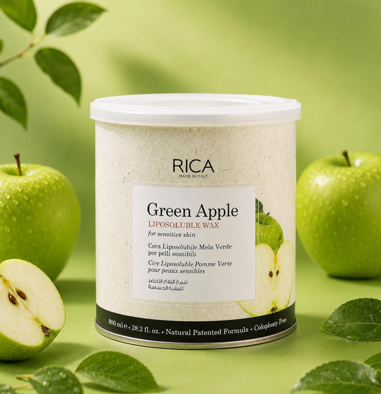RICA Liposoluble Wax Green Apple – 800g