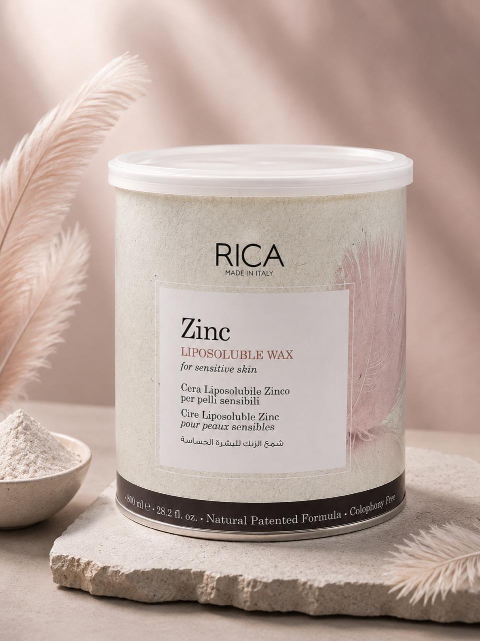 Rica Liposoluble Wax with Zinc — 800g