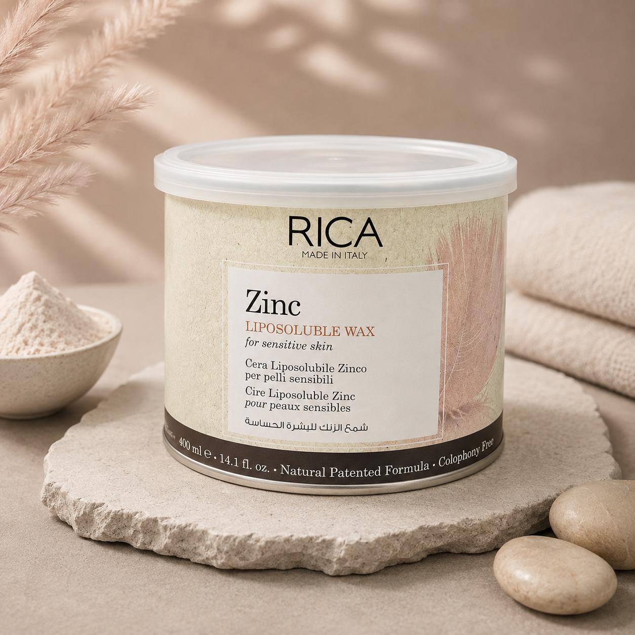 Rica Liposoluble Wax with Zinc — 400g