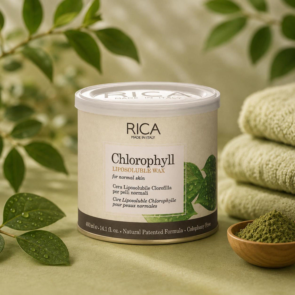 Rica Chlorophyll Liposoluble Wax — 400g