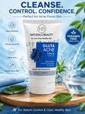 Naturals Beauty Gluta Acne Face Wash Paraben Free Formulation | For Acne Free Healthy Skin | 4 FL. Oz. / 120ML