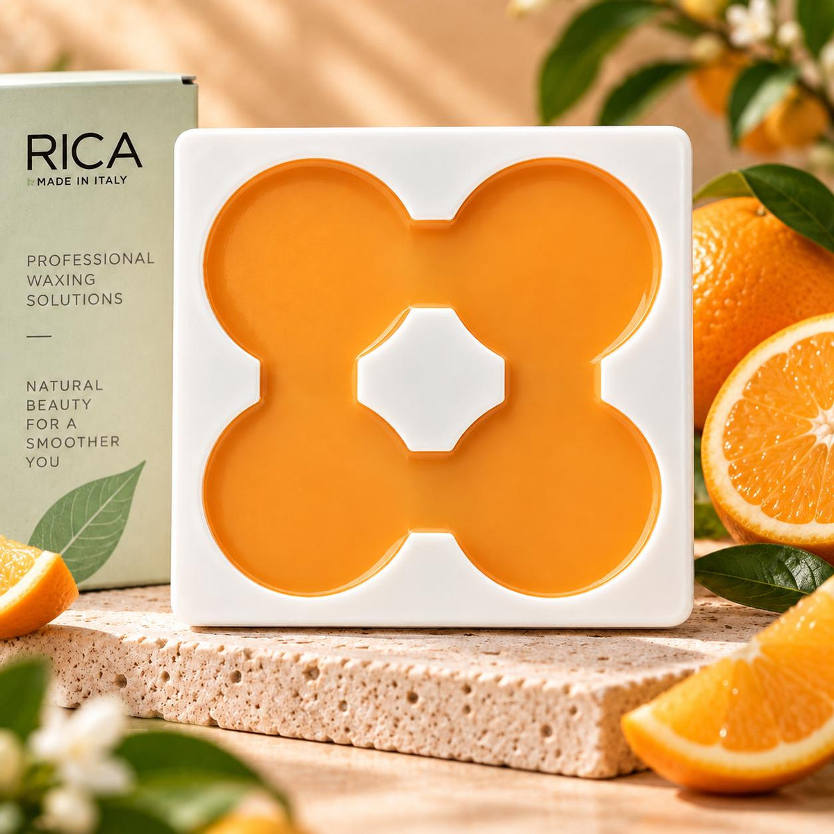 RICA Hard Wax Orange (1 disc tray)