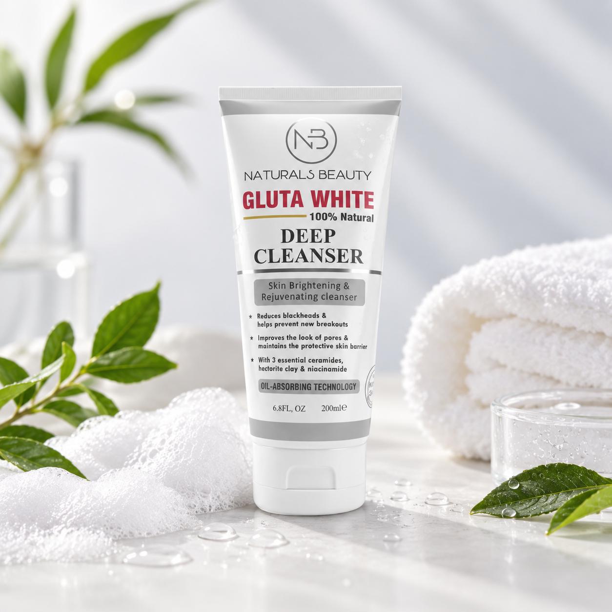 Naturals Beauty Gluta White – Deep Cleanser (200ml)
