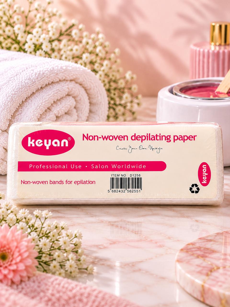 Keyan Non-Woven Depilating Paper – Professional Wax Strips for Salon Use